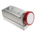 Scame Socket Switchable IP67 3+N+E Earthing Position 6h Straight Industrial Interlock 32A 415V IP67 