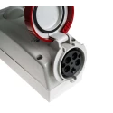 Scame Socket Switchable IP67 3+N+E Earthing Position 6h Straight Industrial Interlock 32A 415V IP67 