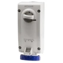 Scame Socket Switchable Industrial Interlock Socket IP67 2+E Earthing Position 6h 32A 250V IP67 