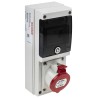 Scame Residual Current Device, Wall Mount 3P+N+PE Angled Connector 32A 415V DOMINO IP44