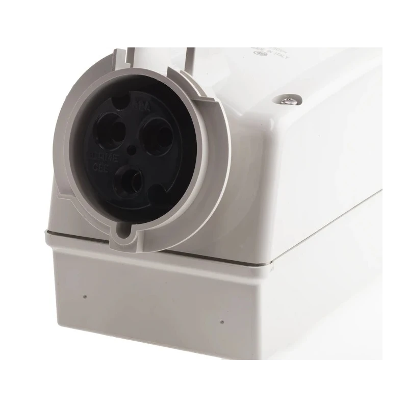 Scame Socket Switchable Industrial Interlock Socket IP67 2+E Earthing Position 6h 32A 250V IP67 
