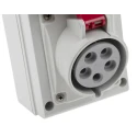 Scame Residual Current Device, Wall Mount 3P+N+PE Angled Connector 32A 415V DOMINO IP44 