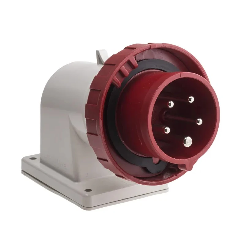 Scame Industrial Power Connector EUREKA Series 3P+N+PE 16A 415V Wall Mount Right Angle 247.1697