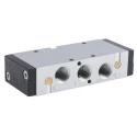 Parker Pneumatic Solenoid Valve Pilot/Spring 1/4 in Port Size 5 Ports 16 bar Max Operating Pressure P2LBX512PS