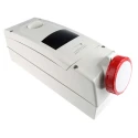 Scame ADVANCE 2 IP67 Red Wall Mount 3P+PE Angled Residual Current Device, 32A, 415V IP67