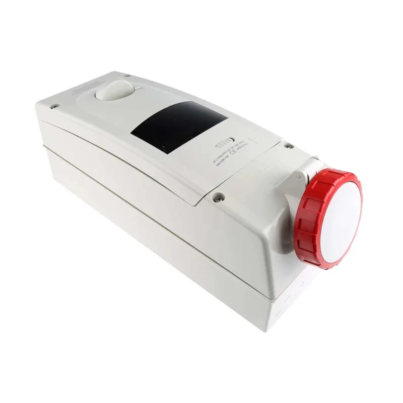 Scame ADVANCE 2 IP67 Red Wall Mount 3P+PE Angled Residual Current Device, 32A, 415V IP67