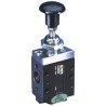 Parker Pneumatic Manual Control Valve Button Mechanism 53 Series G 1/4 Thread, 10 bar, 1740 L/min Flow B53003HXS