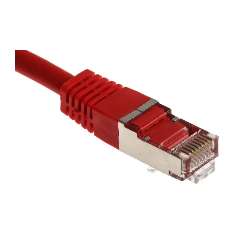 RS PRO Cat6 Ethernet Cable 3 m Red RJ45 Male to RJ45 Male S/FTP PVC 411-205