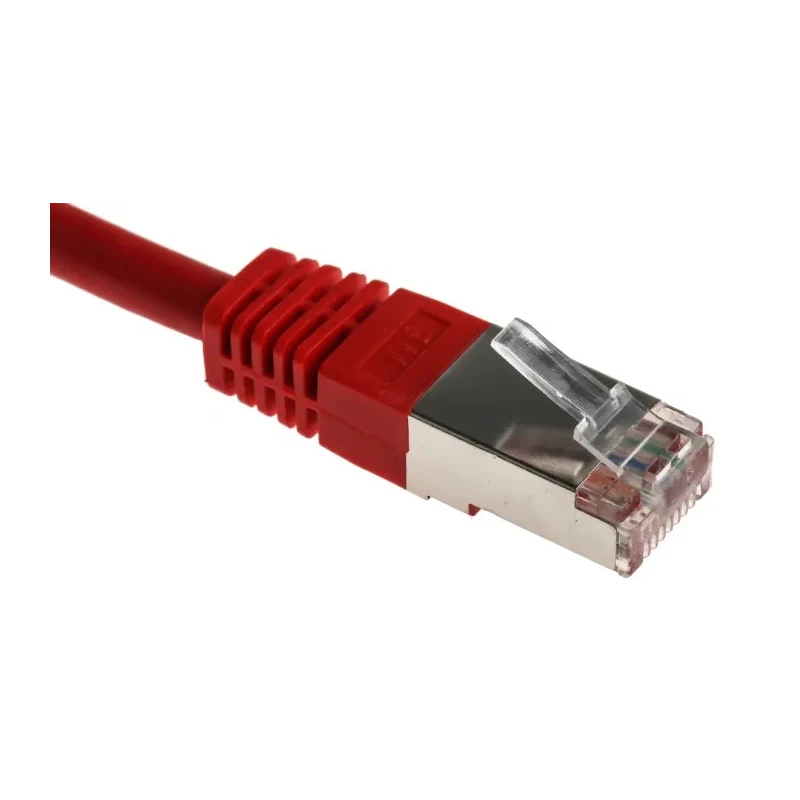 RS PRO Cat6 Ethernet Cable 3 m Red RJ45 Male to RJ45 Male S/FTP PVC 411-205