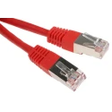 RS PRO Cat6 Ethernet Cable 2 m Red RJ45 Male to RJ45 Male S/FTP PVC 411-217