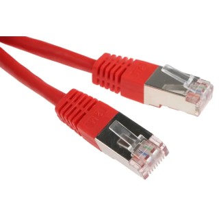 RS PRO Cat6 Ethernet Cable 2 m Red RJ45 Male to RJ45 Male S/FTP PVC 411-217