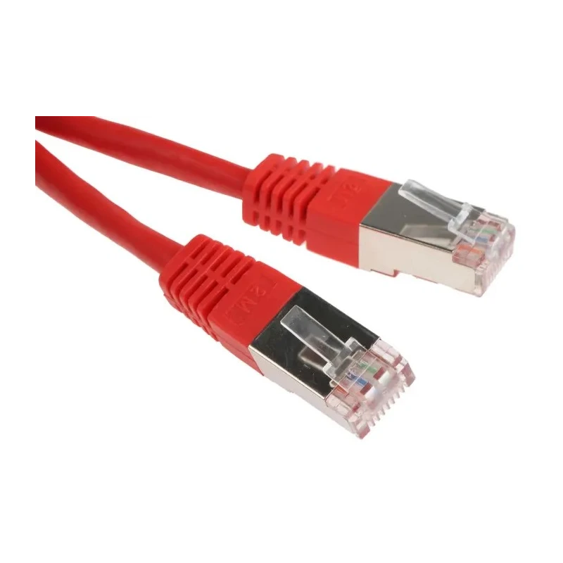 RS PRO Cat6 Ethernet Cable 2 m Red RJ45 Male to RJ45 Male S/FTP PVC 411-217