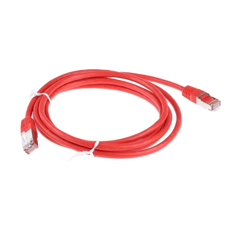 RS PRO Cat6 Ethernet Cable 2 m Red RJ45 Male to RJ45 Male S/FTP PVC 411-217