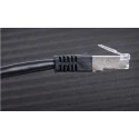 RS PRO Cat6 Ethernet Cable 1 m Black RJ45 Male to RJ45 Male S/FTP PVC 411-227