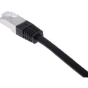 RS PRO Cat6 Ethernet Cable 1 m Black RJ45 Male to RJ45 Male S/FTP PVC 411-227