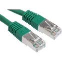 RS PRO Cat6 Ethernet Cable 0.5 m Green RJ45 Male to RJ45 Male S/FTP PVC 411-362