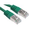 RS PRO Cat6 Ethernet Cable 0.5 m Green RJ45 Male to RJ45 Male S/FTP PVC 411-362