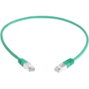 RS PRO Cat6 Ethernet Cable 0.5 m Green RJ45 Male to RJ45 Male S/FTP PVC 411-362