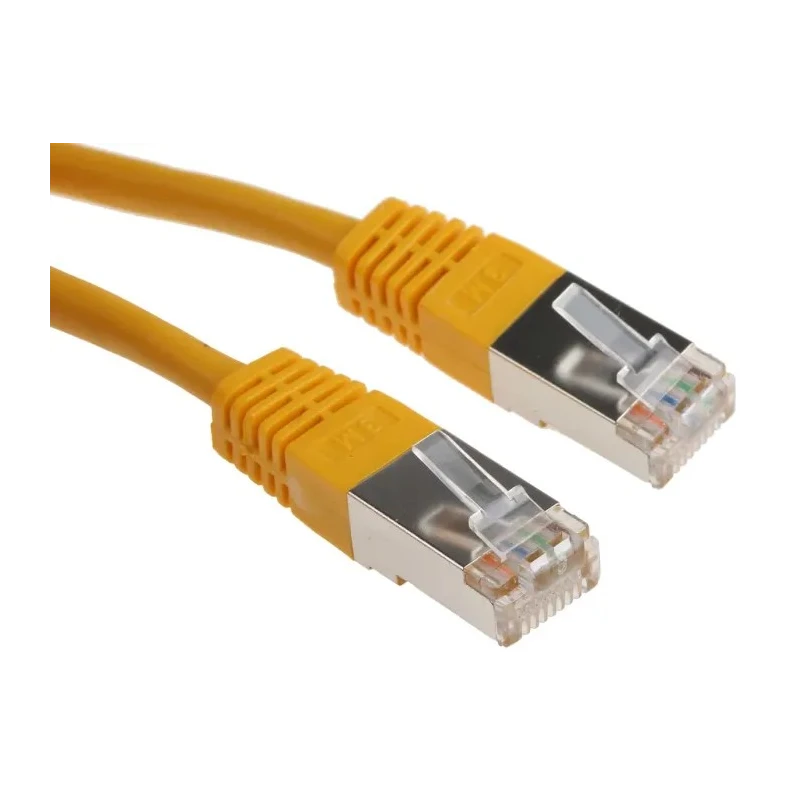 RS PRO Shielded Cat6 Ethernet Cable, 3 m Length, Yellow PVC Jacket Cat6