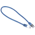 RS PRO Cat6 Ethernet Cable 0.5 m Blue RJ45 Male to RJ45 Male S/FTP PVC 411-378