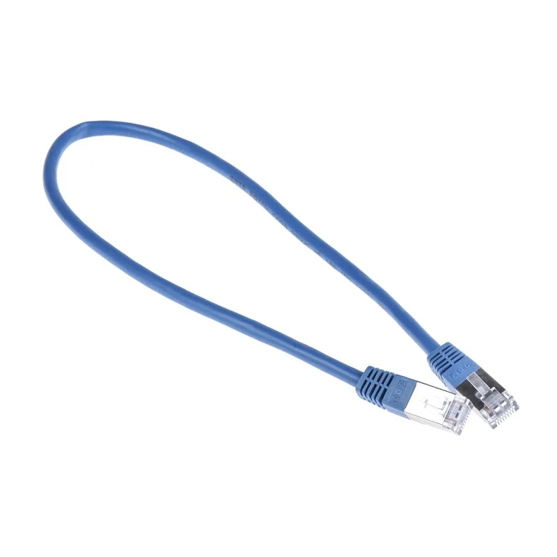 RS PRO Cat6 Ethernet Cable 0.5 m Blue RJ45 Male to RJ45 Male S/FTP PVC 411-378