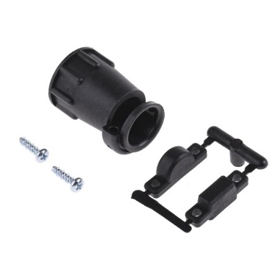 TE Connectivity Black Thermoplastic Cable Clamp 11.51 mm Max Bundle Diameter 35.6 mm Length 24.1 mm Width 182663-1