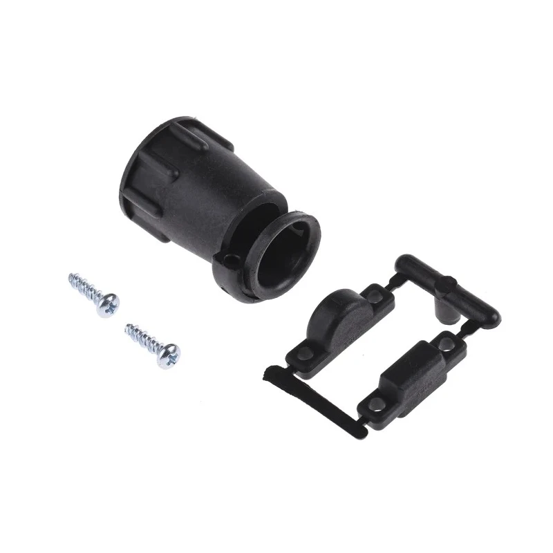 TE Connectivity Black Thermoplastic Cable Clamp 11.51 mm Max Bundle Diameter 35.6 mm Length 24.1 mm Width 182663-1