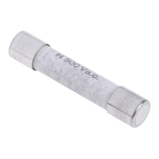 RS PRO 3A F Fast Acting Ceramic Cartridge Fuse 6.3 x 32 mm 500V AC 413-210