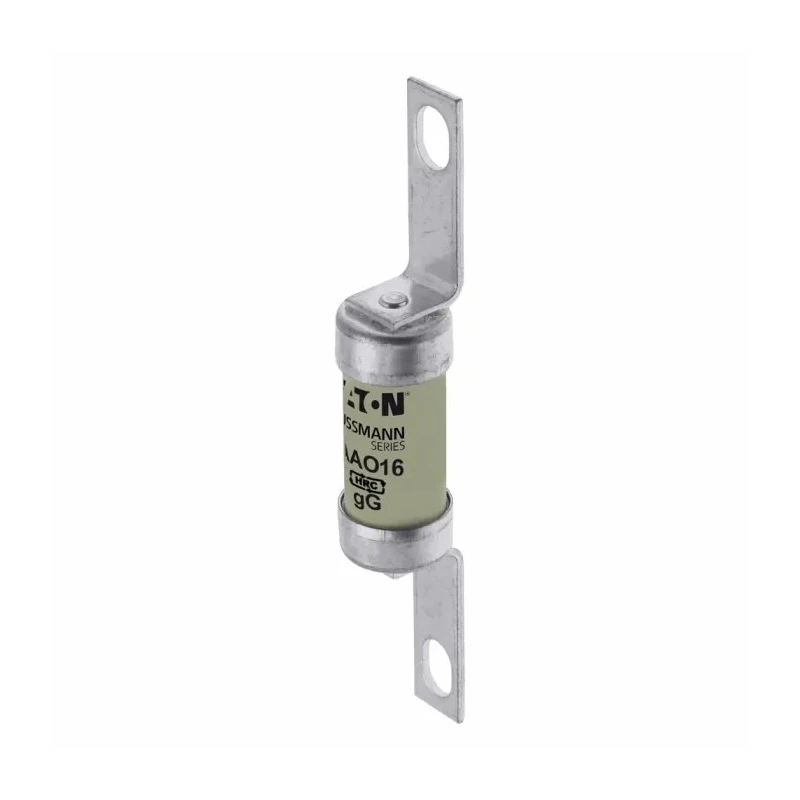 Eaton 16A British Standard Fuse A2 550V AC High Rupture Capacity Offset Tag AAO16