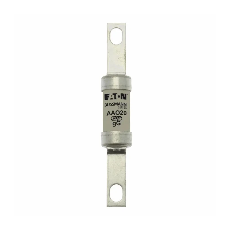 Eaton 20A British Standard Fuse A2 550V AC High Rupture Capacity, Offset Tag 73 mm AAO20