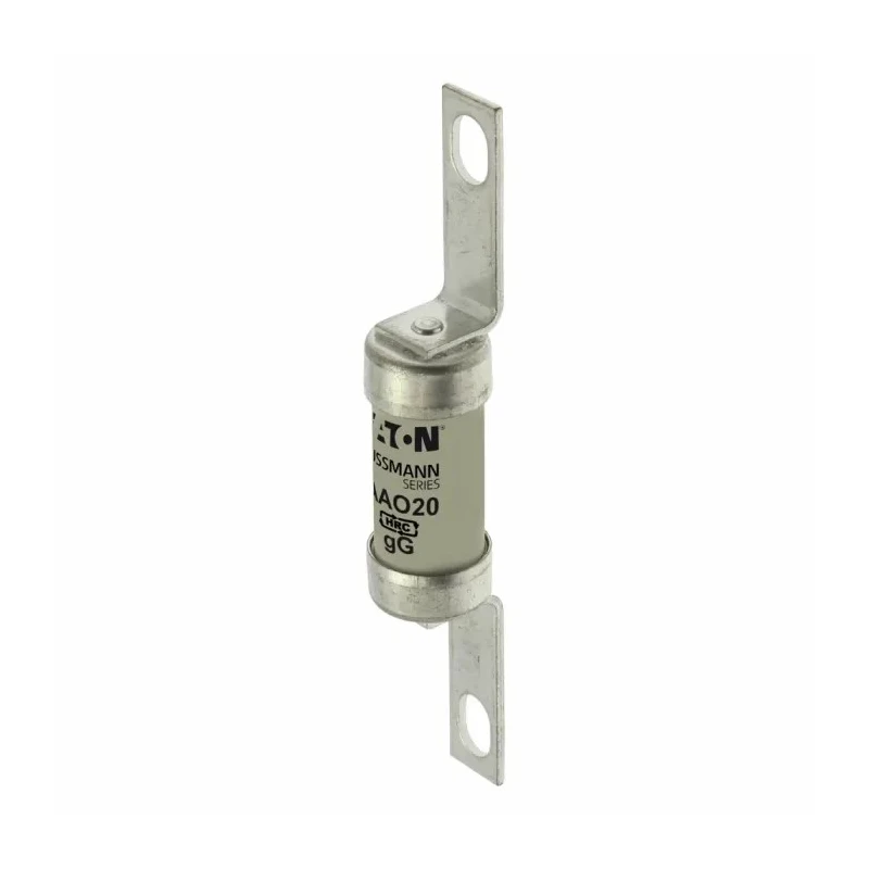 Eaton 20A British Standard Fuse A2 550V AC High Rupture Capacity, Offset Tag 73 mm AAO20