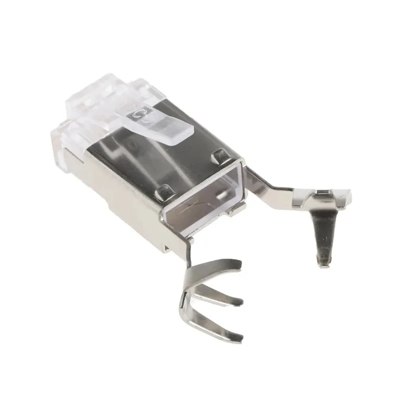 Bel-Stewart SS-39 Series RJ45 Connector Male Cable Cat6a Shielded Straight 1 Port 8 Way 