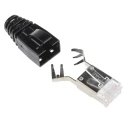 Bel-Stewart SS-39 Series RJ45 Connector Male Cable Cat6a Shielded Straight 1 Port 8 Way 