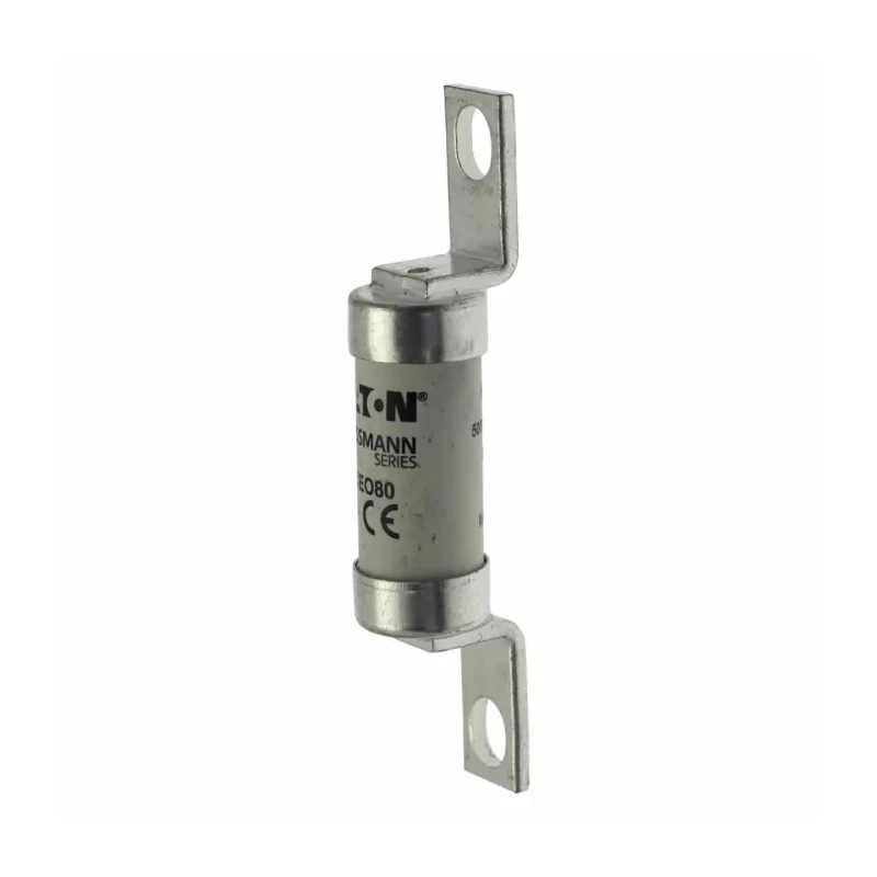 Eaton 80A British Standard Fuse A4 500V AC High Rupture Capacity Offset Tag CEO80