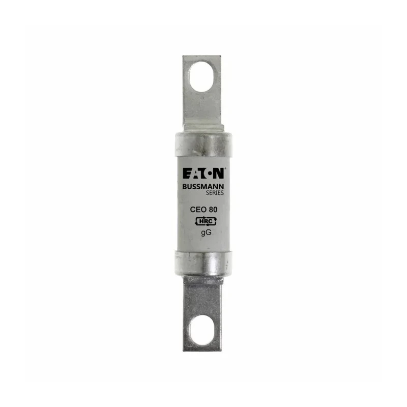 Eaton 80A British Standard Fuse A4 500V AC High Rupture Capacity Offset Tag CEO80