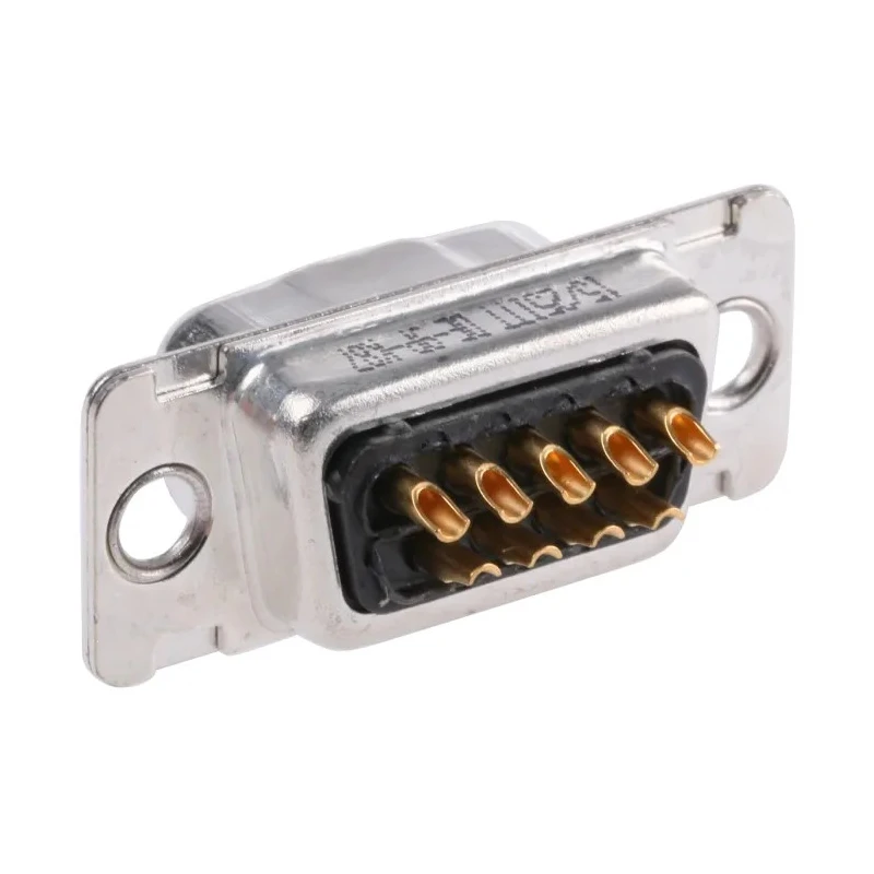 ITT Cannon D* 9 Way Straight Panel Mount D-Sub Connector Male 1200V 7.5A 121073-2040 D