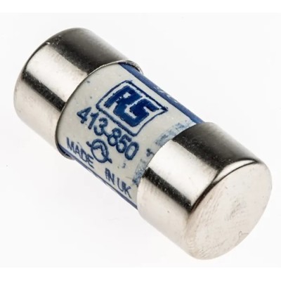 RS PRO 32A Cartridge Fuse 13 x 29 mm 415V AC High Breaking Capacity Electrical Fuse 413-850