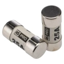 RS PRO 25A Cartridge Fuse 13 x 29 mm 415V AC High Breaking Capacity UK Origin 413-844