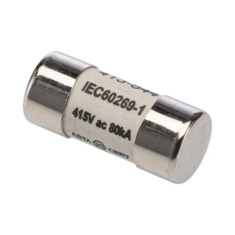 RS PRO 25A Cartridge Fuse 13 x 29 mm 415V AC High Breaking Capacity UK Origin 413-844