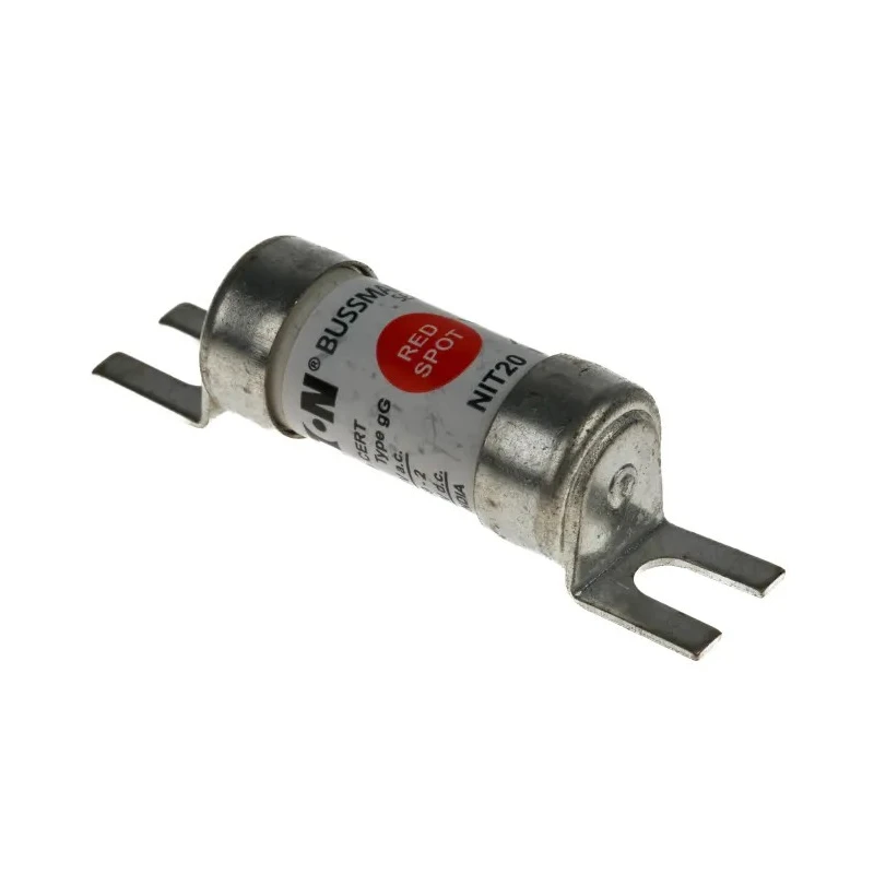 Eaton 20A British Standard Fuse A1 550V AC High Rupture Capacity 80kA Overall Length 55.6mm NIT20
