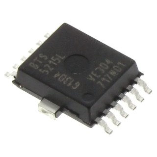 Infineon High Side 2 Channel High Side Power Switch IC Surface Mount, 14-Pin DSO Package BTS5215LAUMA1