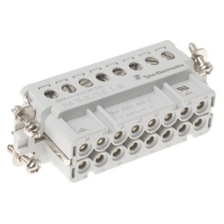 TE Connectivity Contact Insert HA Series 16 Contacts Straight Orientation 1-1103417-1