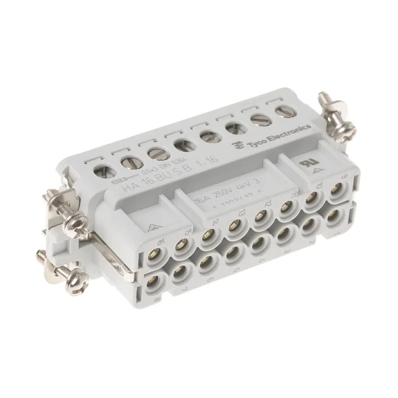 TE Connectivity Contact Insert HA Series 16 Contacts Straight Orientation 1-1103417-1