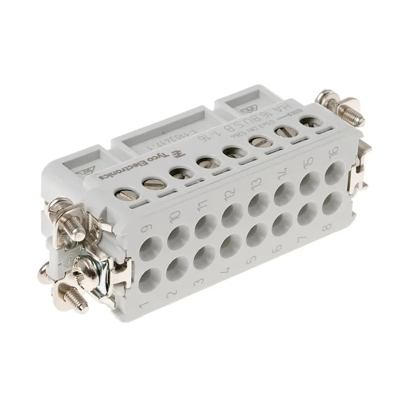 TE Connectivity Contact Insert HA Series 16 Contacts Straight Orientation 1-1103417-1