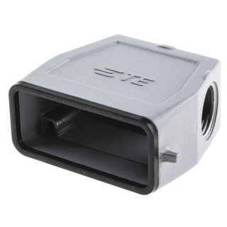 TE Connectivity Heavy Duty Power Connector Hood Die Cast Aluminium IP68 IP65 Thread Size M20 1106411-2
