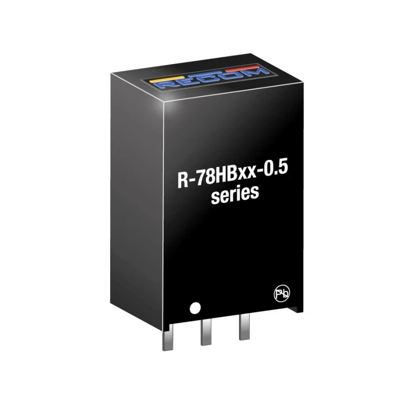 Recom Through Hole Switching Regulator, 15V DC Output Voltage, 72V DC Max Input, 500mA Output Current, 7.5W R-78HB15-0.5