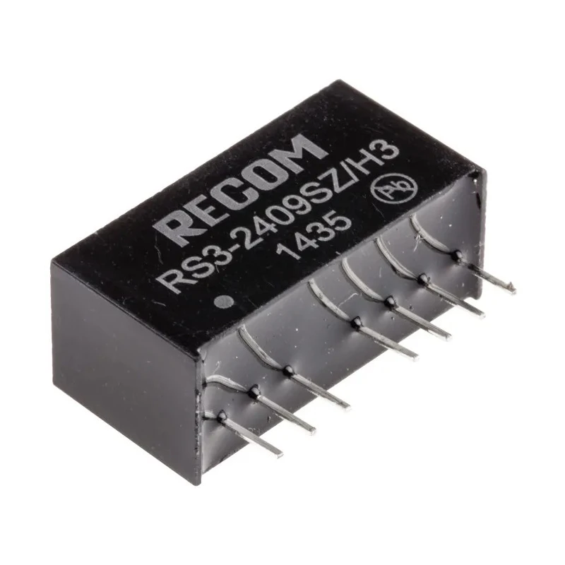 Recom RS3 DC/DC Converter, 9V DC Output, 333 mA, 27V DC Input, 3W Power, Through Hole Mount RS3-2409SZ/H3