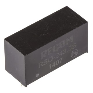 Recom DC/DC Converter 3.3V 300mA 18-36V Input 1W Through Hole SIP-8 Package RSO-243.3S