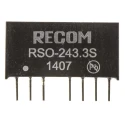 Recom DC/DC Converter 3.3V 300mA 18-36V Input 1W Through Hole SIP-8 Package RSO-243.3S