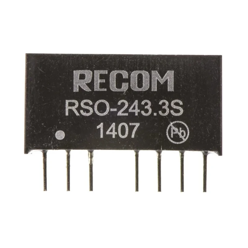 Recom DC/DC Converter 3.3V 300mA 18-36V Input 1W Through Hole SIP-8 Package RSO-243.3S